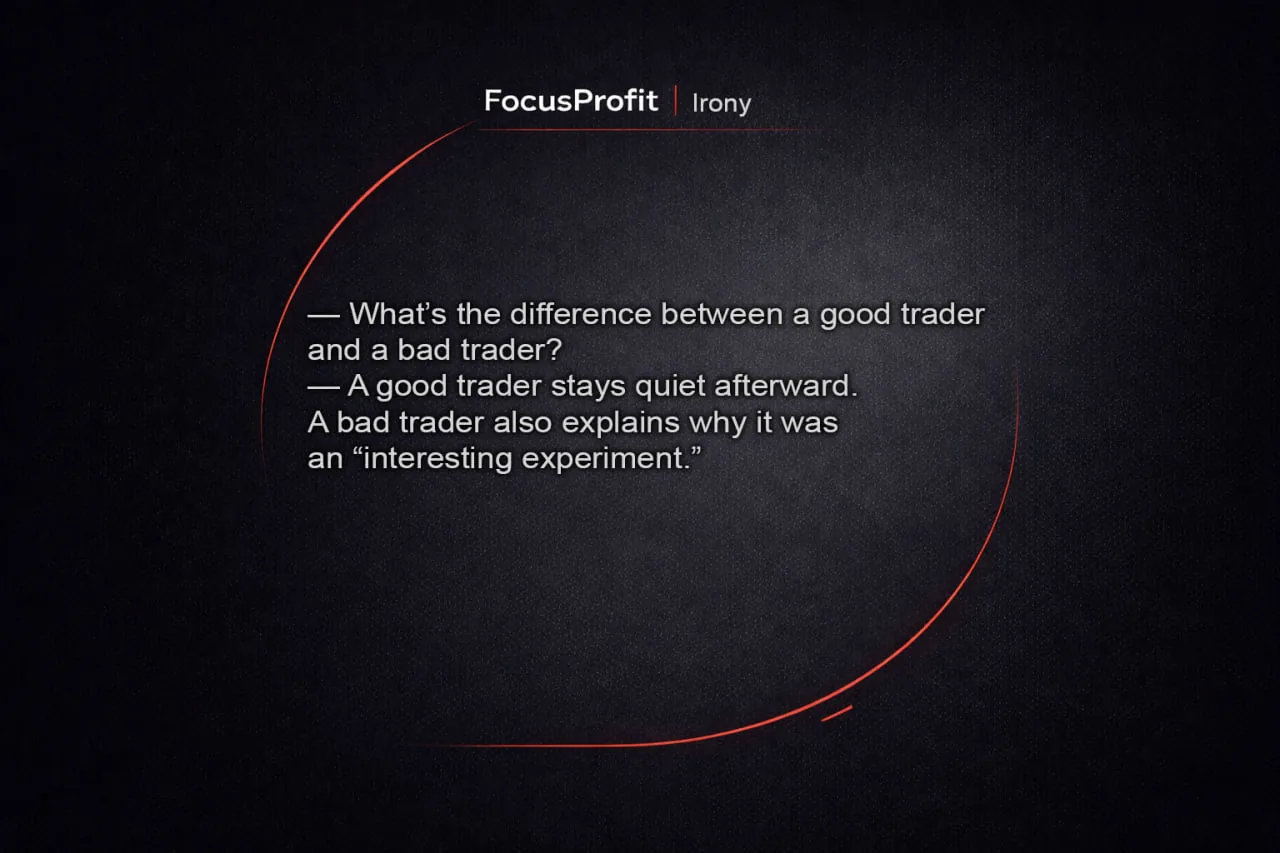 FocusProfit · Irony — the good and the bad trader