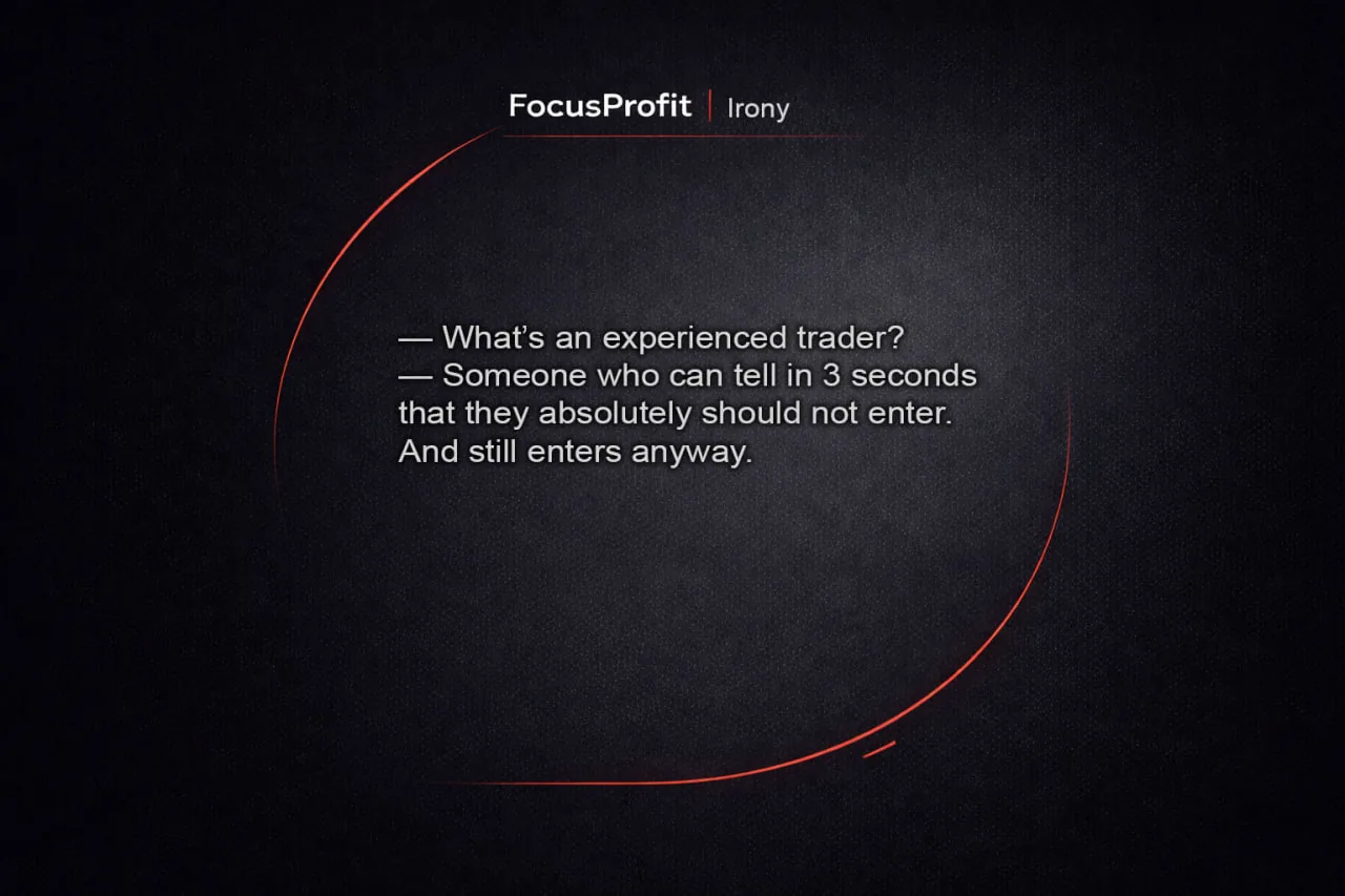 FocusProfit · Irony — the experienced trader