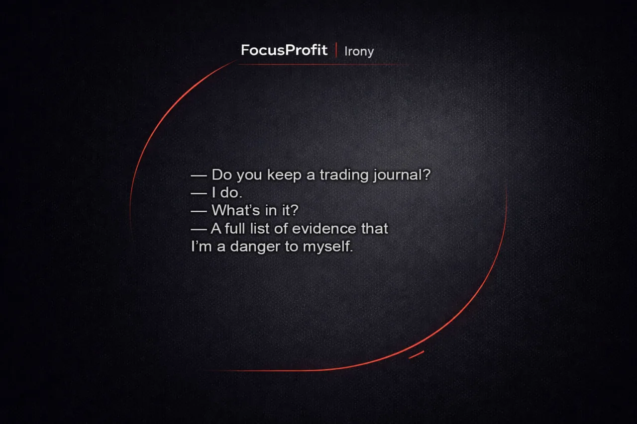 FocusProfit · Irony — the trading journal